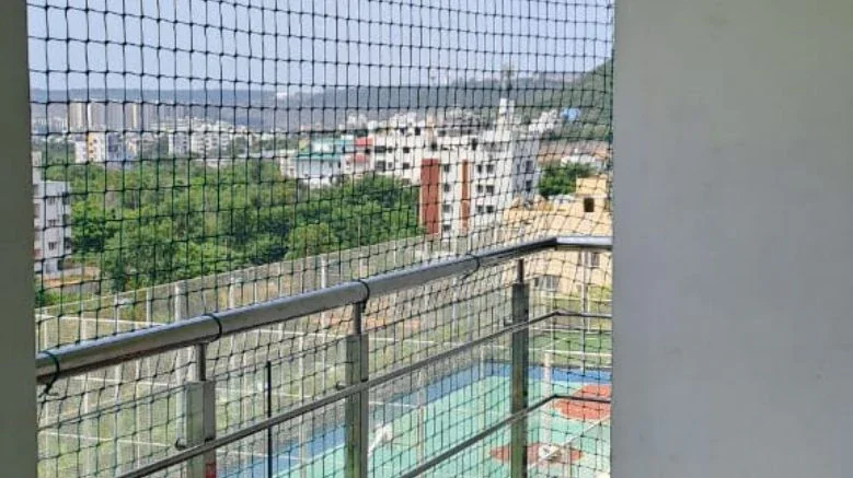 Pigeon safety net before installation in Hyderabad