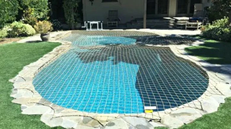 Swimming pool safety net fixing and tensioning in Hyderabad